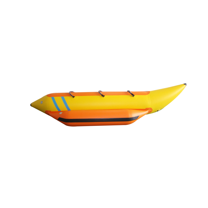 Enkel rad 3 personer høykvalitets oppblåsbar fluefisk bananbåt